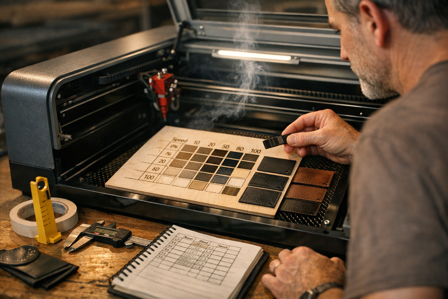 Lasergraveren materiaal selectie