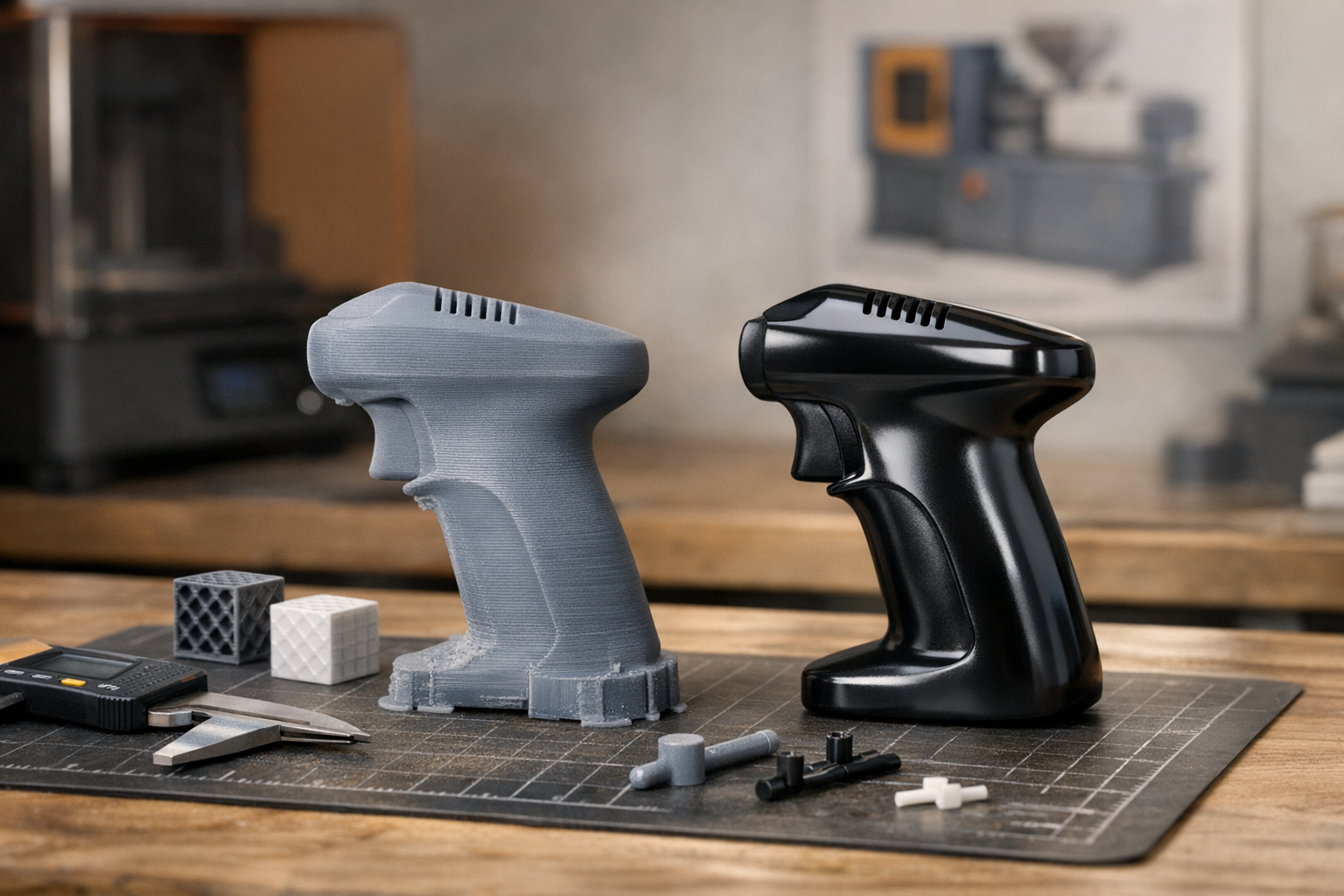 Kostenanalyse spuitgieten versus 3D-printen