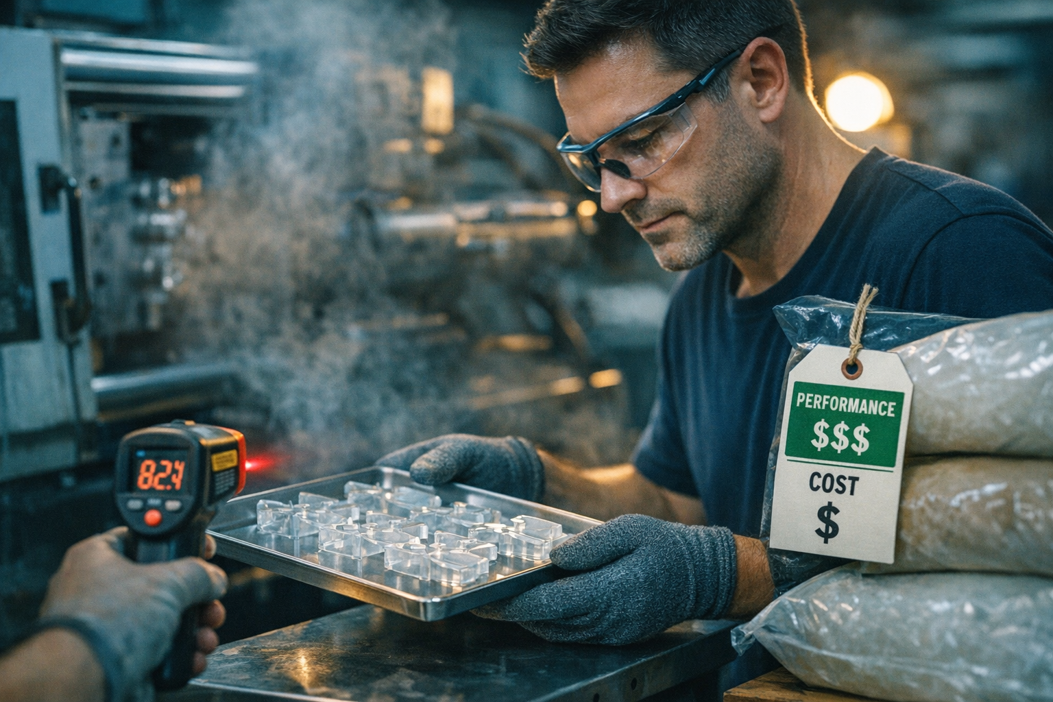 Temperatuurbestendigheid kunststoffen vergelijking