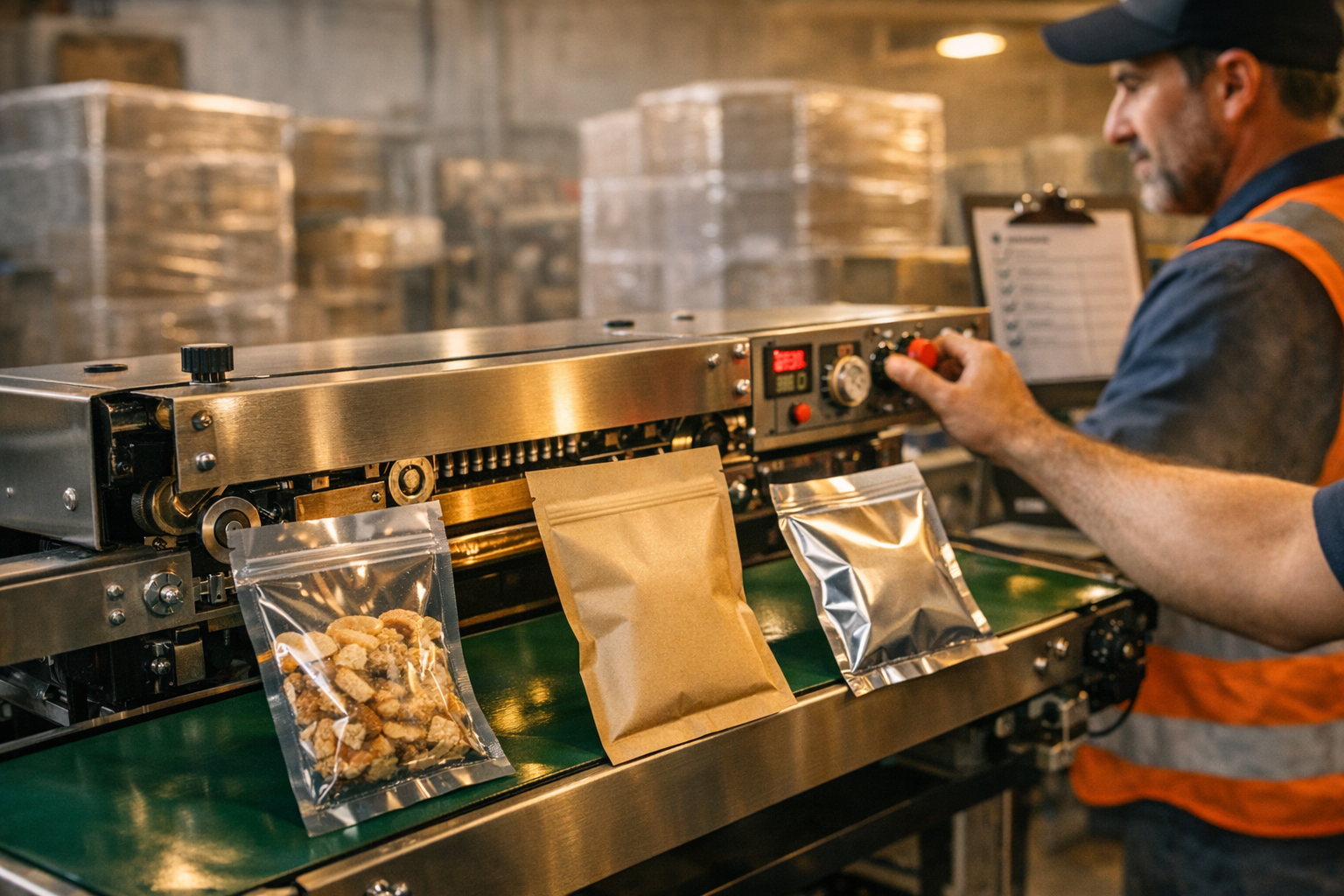 Verschillende verpakkingsfolies