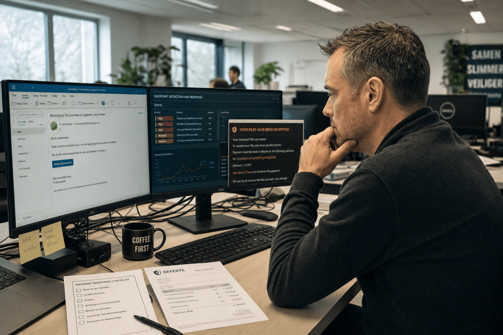 Wat zijn de meest voorkomende IT security-incidenten in het mkb en hoe verklein je het risico met snelle, budgetvriendelijke maatregelen?