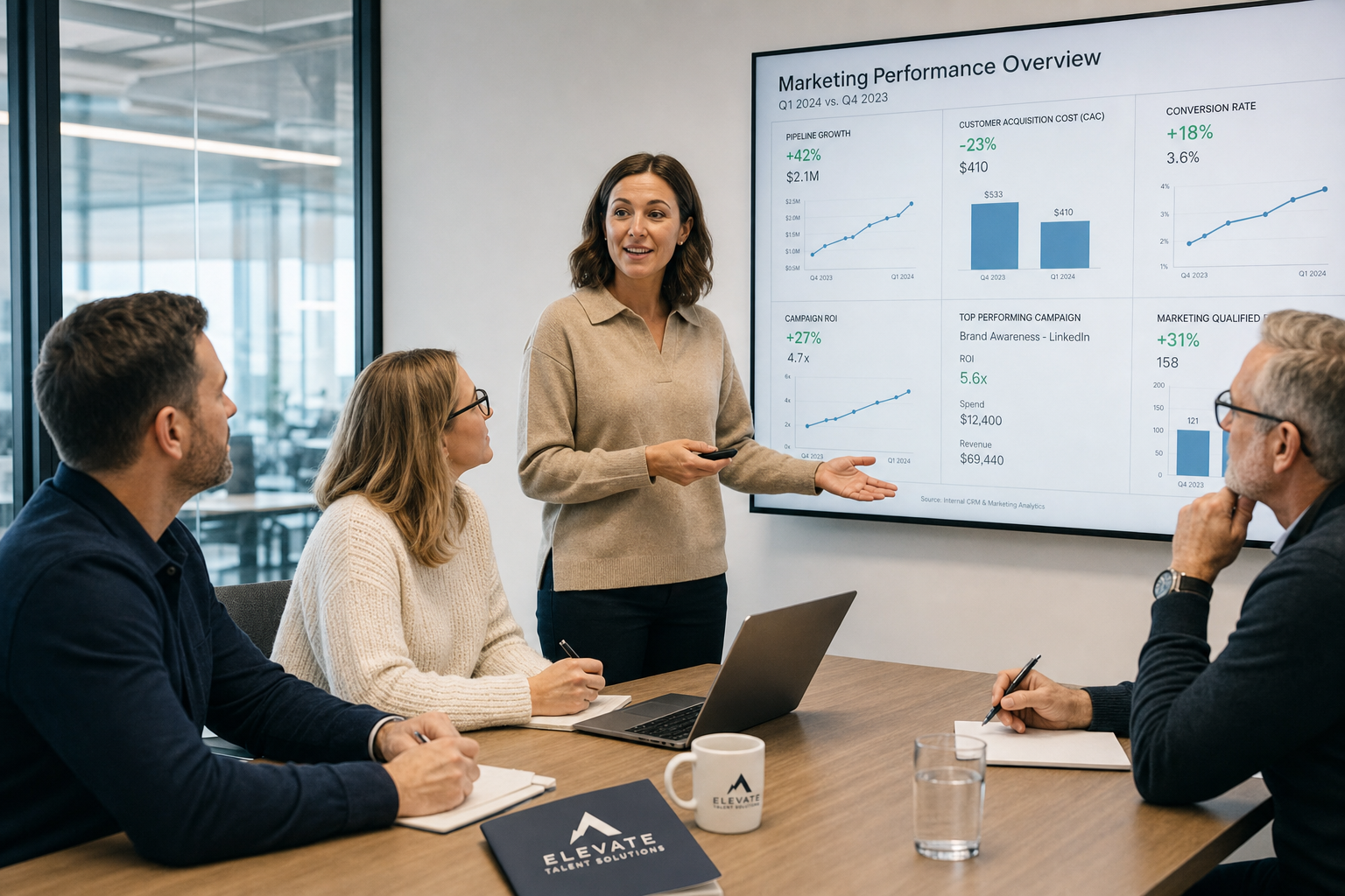 ROI measurement interim marketeer detachering
