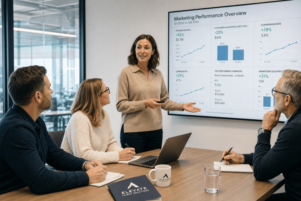 Hoe meet je de ROI en impact van een interim marketeer via een detacheringsbureau marketing, en welke KPI’s en rapportageafspraken leg je vooraf&nbsp;vast?