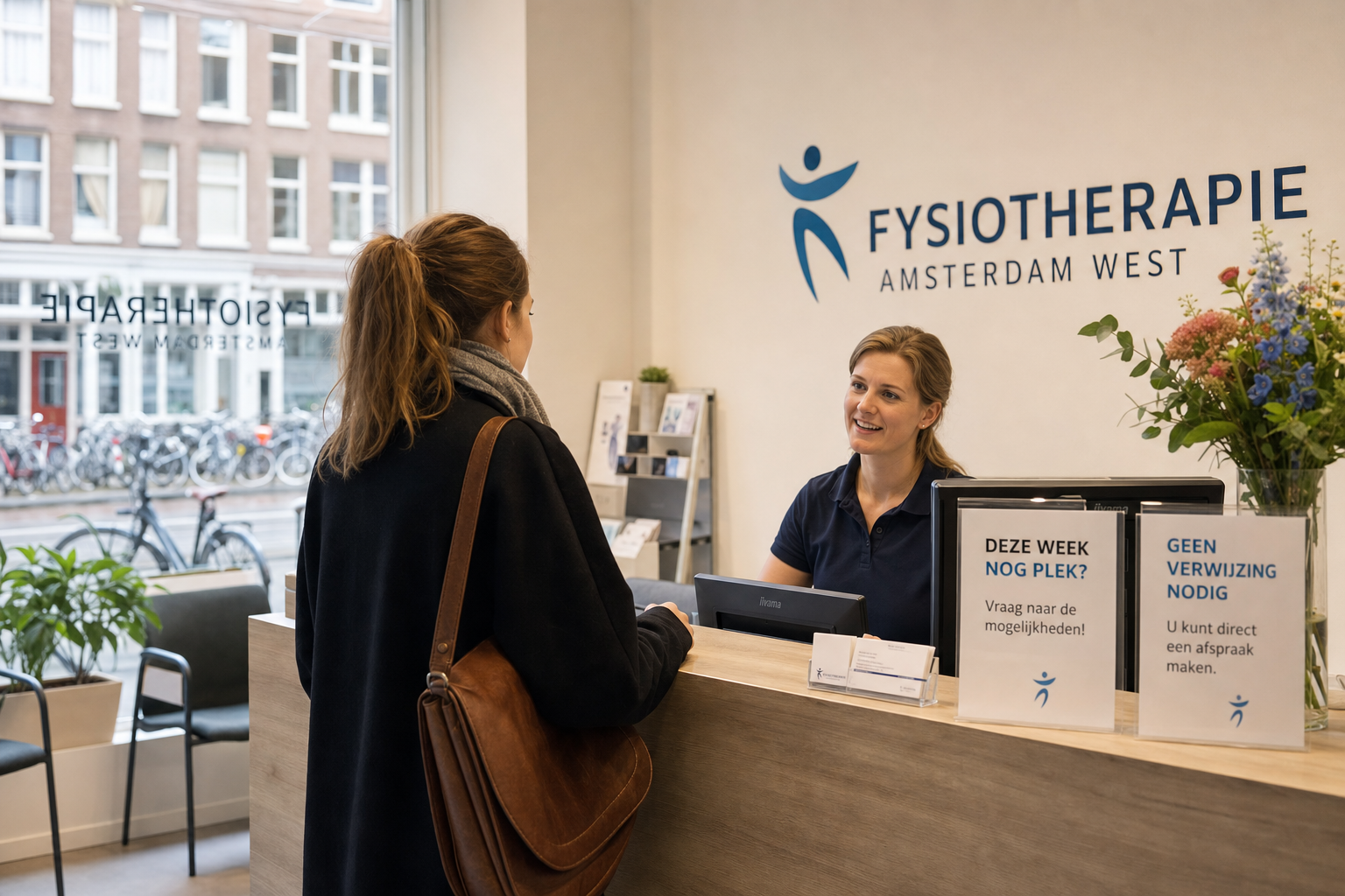 Fysiotherapeut Amsterdam West wachttijd