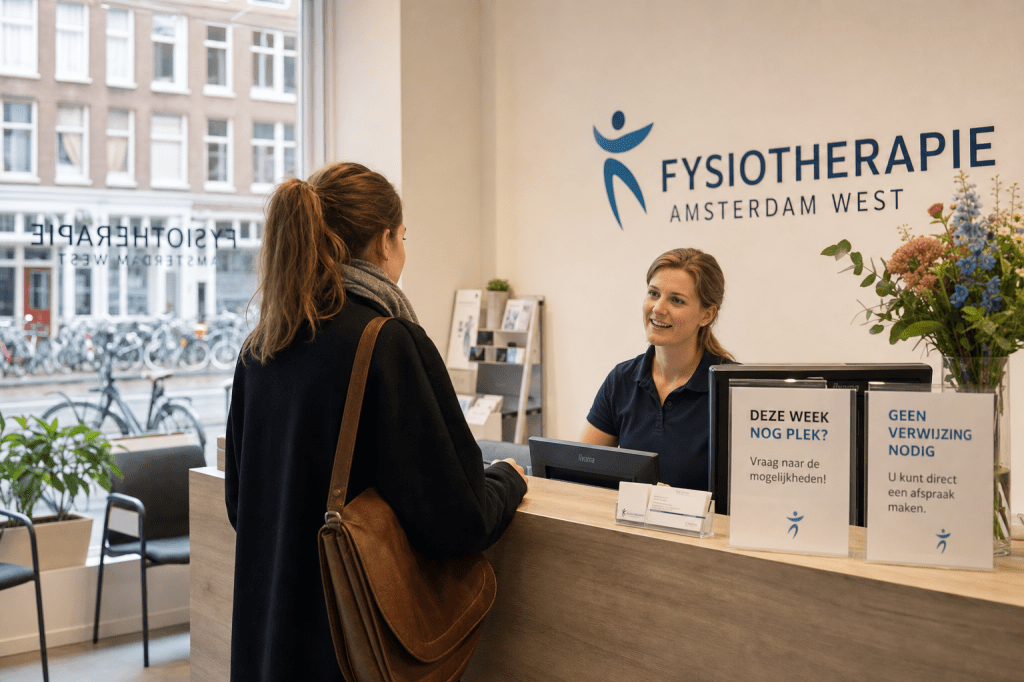 Hoe snel kun je terecht bij een fysiotherapeut in Amsterdam West en heb je een verwijzing van de huisarts&nbsp;nodig?